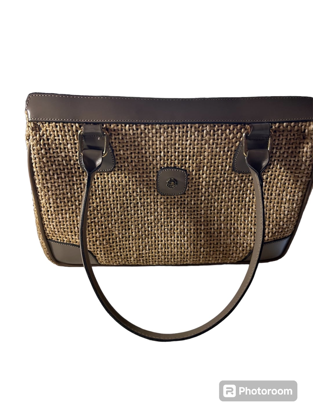 Vintage Woven John Romain Summer Handbag