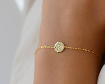 Gold Initial Bracelet, Dainty Bracelet, Bracelets For Women, Personalized Bracelet, Name Bracelet, Personalized Bracelet, Bridesmaid Gifts