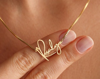 Collar de nombre de plata de ley 925, collar de nombre personalizado, joyería personalizada, collar de nombre de oro, collar inicial, regalo del día de las madres