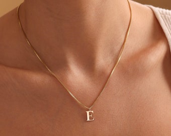 Initial Necklace, Letter Necklace, Gold Necklace, Personalized Name Necklace, Personalized Jewelry, Gift For Her, Mothers Day Gifts Mom Gift