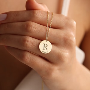 Initial Letter Necklace, Gold Letter Necklace, Gift For Her, Alphabet Necklace, Custom Necklace, letter necklace for women, Christmas Gift