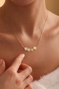 Dainty Birth Flower Necklace, Birth Flower Bouquet Necklace, Grandma Gift, Birth Flower Jewelry, Birth flower Family Gift, Mothers Day Gifts product logo