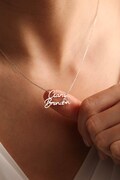 Custom Two Name Necklace, Gold Couple Name Necklace, Kids and Mom Necklace, Double Name Necklace, Personalized Jewelry, Mothers Day Gift
