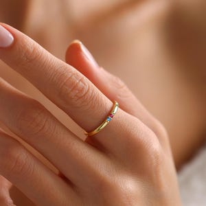 Dainty Birthstone Ring, Family Birthstone Rings, Personalized Gift For Friend, Birthstone Jewelry, Gold Ring, Birthday Gift, Christmas Gift, Mothers Day Gift, Mom jewelry, Family Ring, 2,3,4,5 Stones Ring, Gemstone Ring, Silver Ring, Mothers Ring