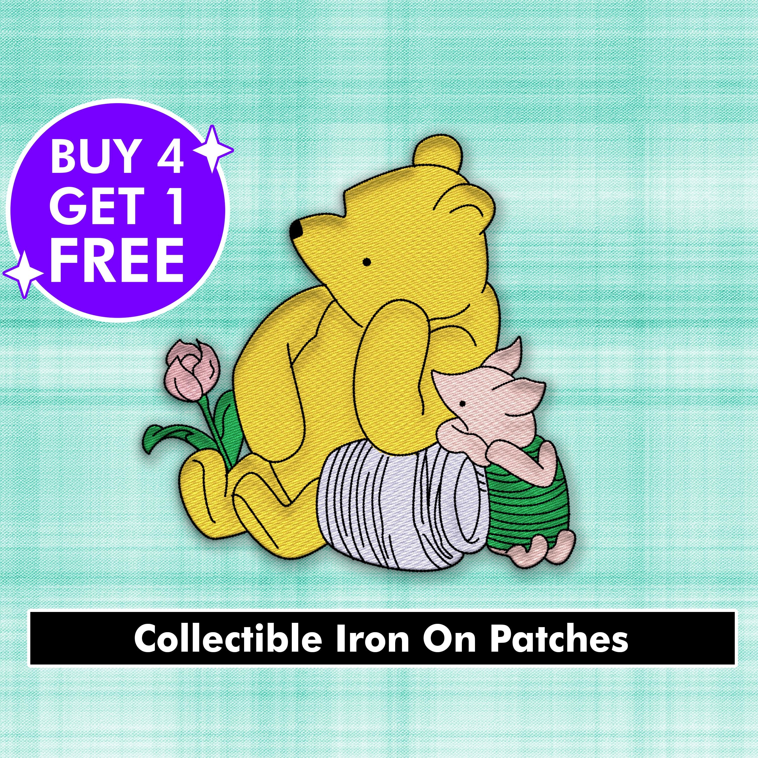 Winnie the Pooh 'Pooh and Piglet' Embroidered Patch — Little Patch Co