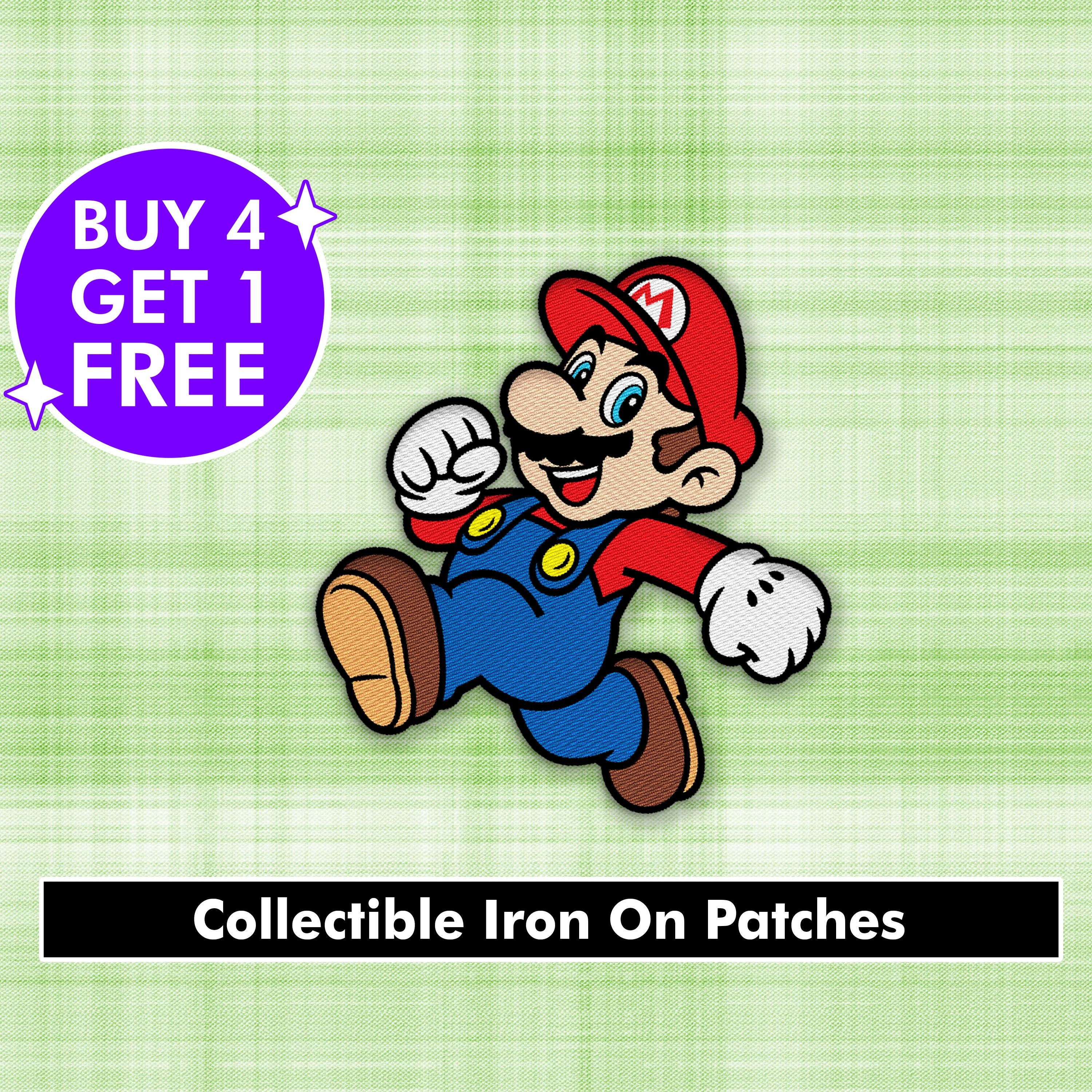 Mario iron On Patch Yoshi Patches iron on Patches For Jacket Sew On Patch