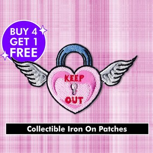 Patch, Embroidered Patch (Iron-On or Sew-On), Purple Heart, 3 x