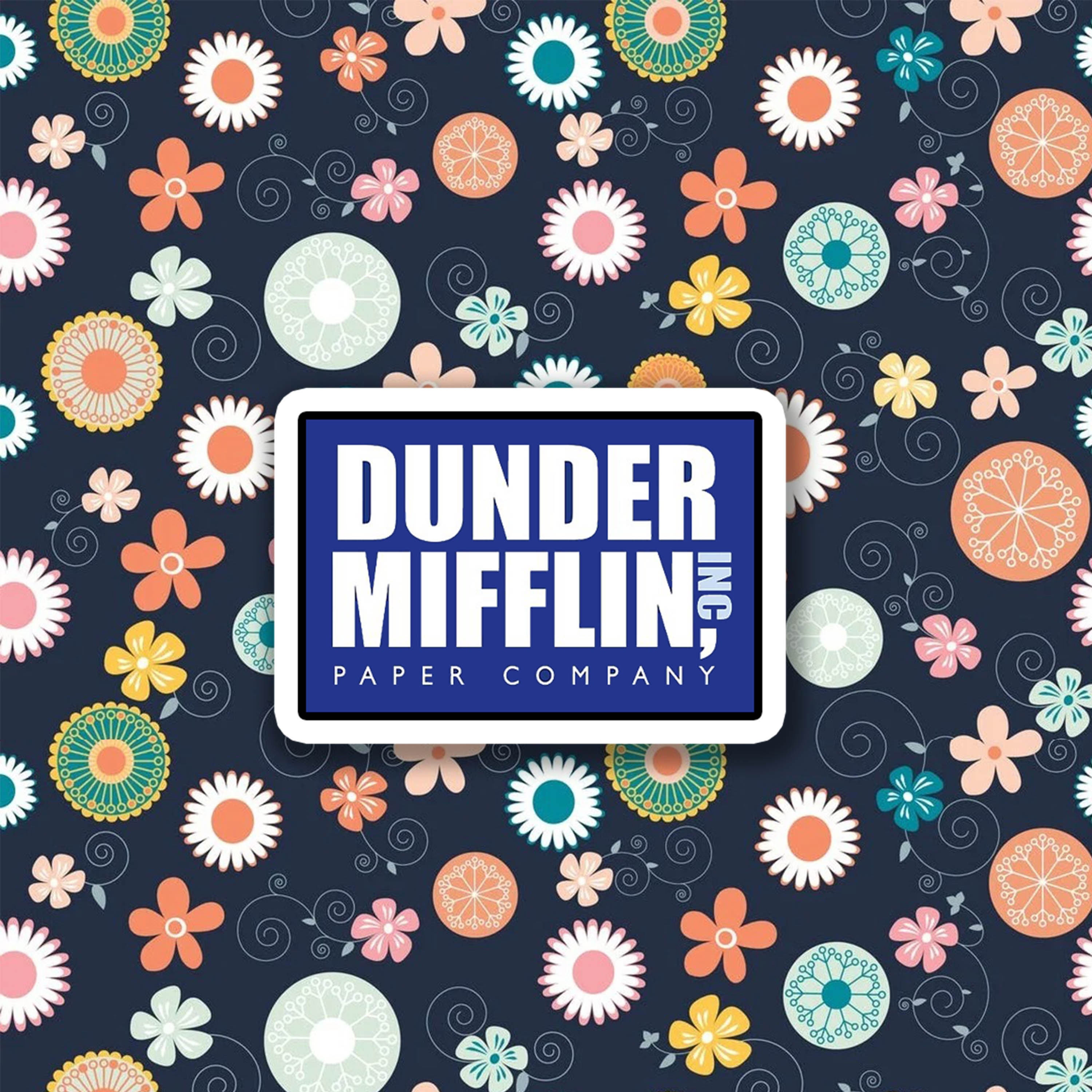 The Office Dunder Mifflin Logo Sticker for Sale by BrenPrib