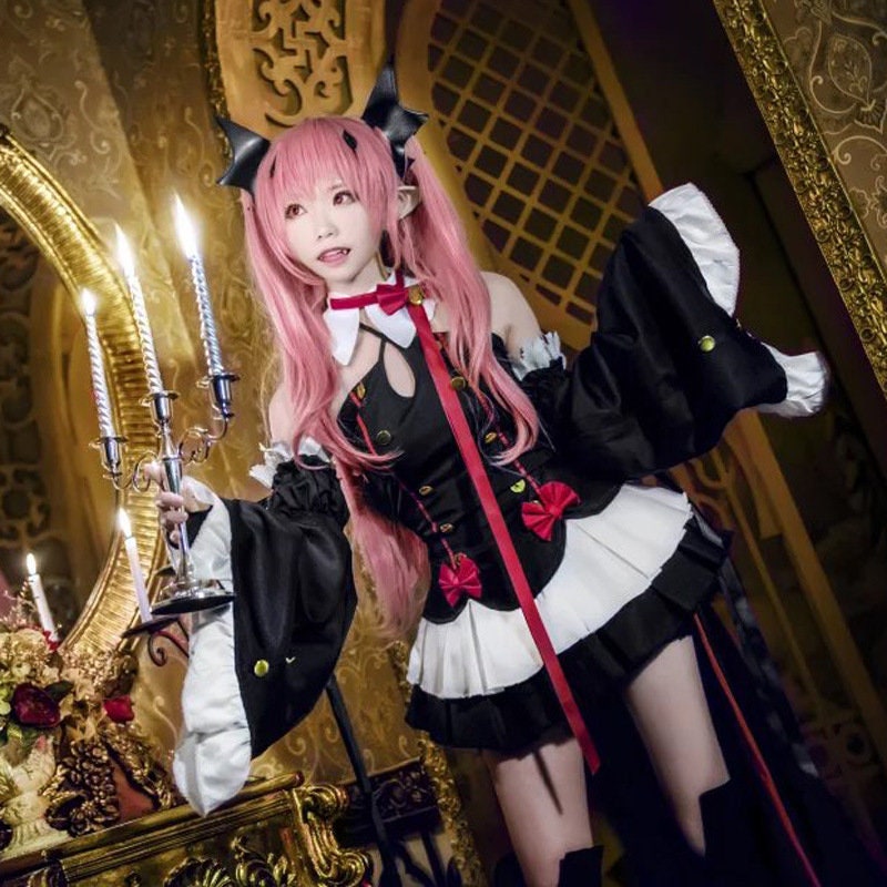 Costumes de Cosplay Krul Tepes, robe de fête de carnaval d'halloween, robe  fantaisie de Vampire, Cosplay