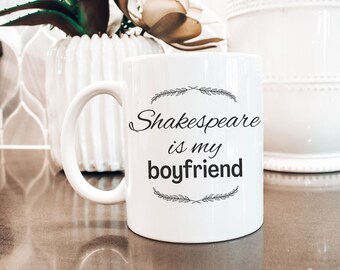 Shakespeare Mug: Shakespeare Gift, Funny Shakespeare Mug, William Shakespeare Gift, Literary Mug, Literature Gift