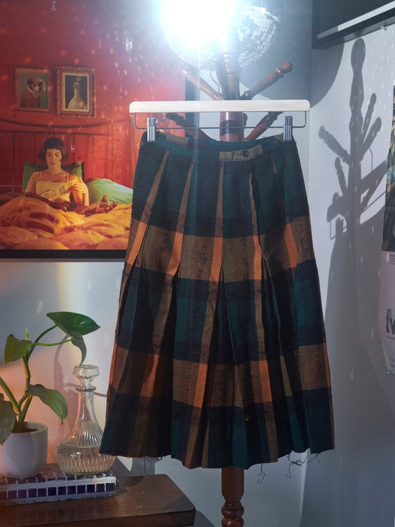 Vintage 60s Century of Boston Plaid Skirt