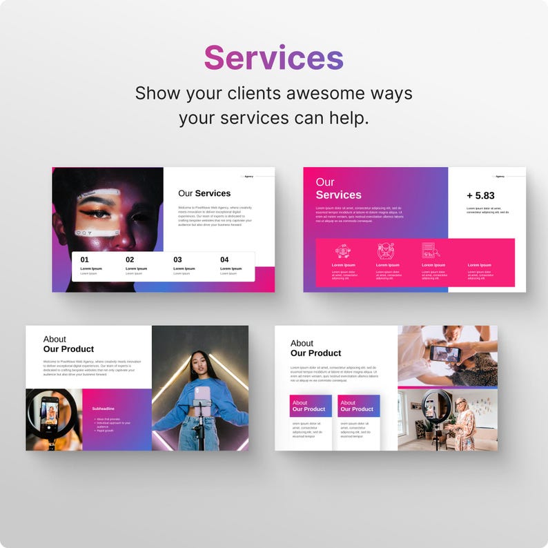 Agency Slide Deck Canva Template, Pitch Deck for Marketing Agencies and ...