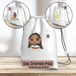 Personalisierte Disney-Kindersporttasche, Disney-Kordelzugtasche, Disney-Schultasche, Pooltasche, Disney-Tasche, Disney-Turntasche