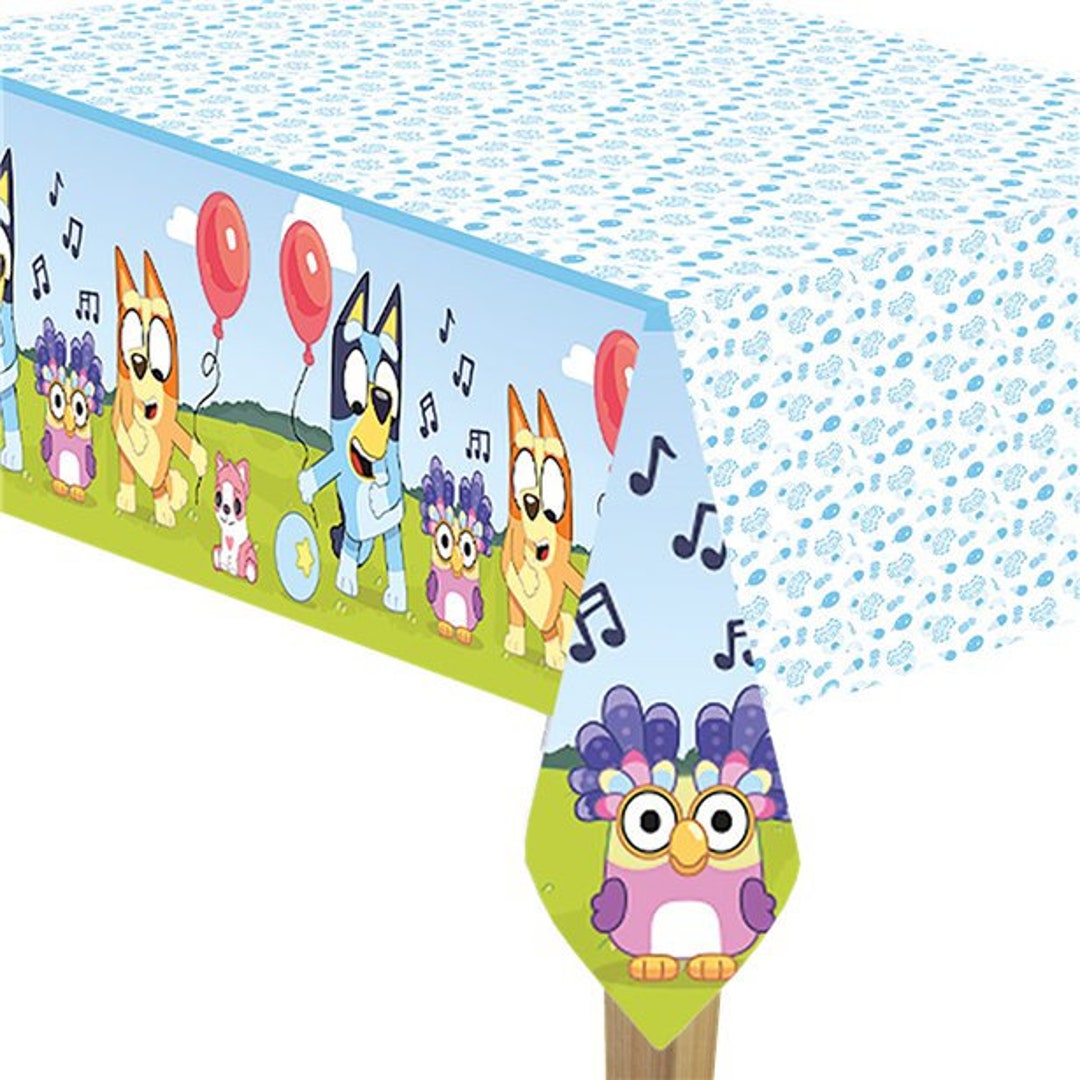 Bluey Tablecloth for Children's Party Etsy