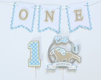 ONEderful Kentucky Derby First Birthday Party Decoration Gingham Horse Racing Party - Off To The Races - One for the roses - No Red Roses