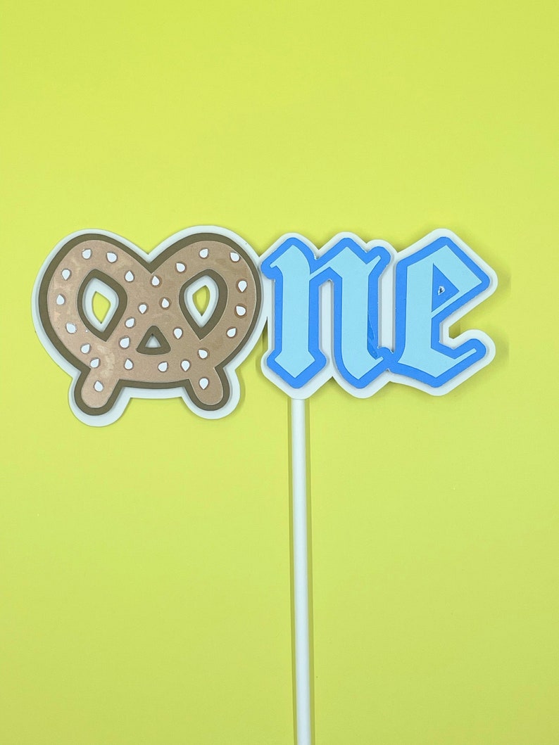 My first Oktoberfest ONEderful Cake Topper Pretzel Party okTWOberfest image 7