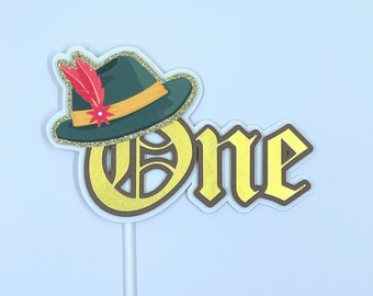 Oktoberfest ONEderful cake topper - my fist oktoberfest! I am one