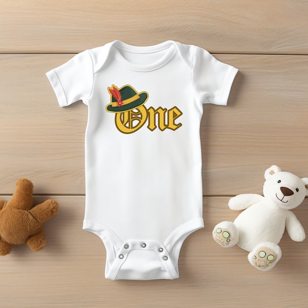 Oktoberfest Onesie is the perfect birthday Outfit for First birthday parties or First Year Photoshoots