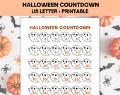 Halloween Countdown Calendar Printable Halloween Activity
