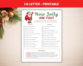 How Jolly are You, Christmas Work Games, Holiday Icebreaker