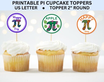 Pi Day Kuchendeckel zum Ausdrucken, Pi Day Gastgeschenke
