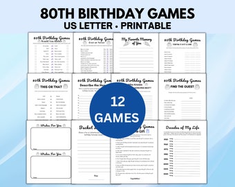 80th Birthday Party Games and Ideas, Cheers to 80 Years