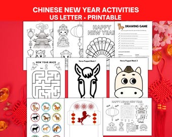 Chinese New Year Activities, Year of the Horse, Lunar New Year 2026, Lunar New Year Games, Chinese Zodiac Horse