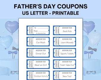 Father's Day Coupons, DIY Meaningful Dad Gift