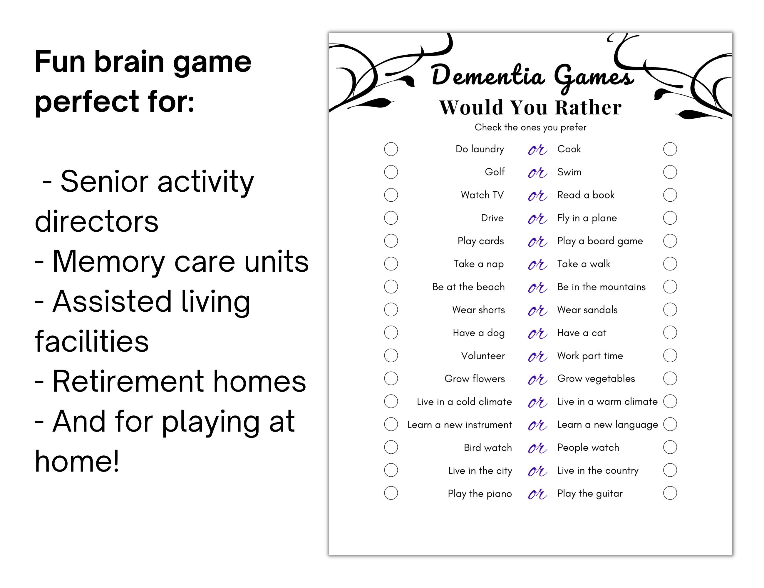 Top 20 Games For Seniors with Dementia - Stellar Senior Living Communities
