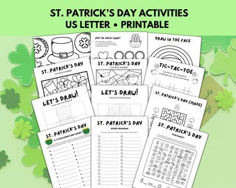 St. Patrick's Day Activities, Leprechaun Activity, Irish Games