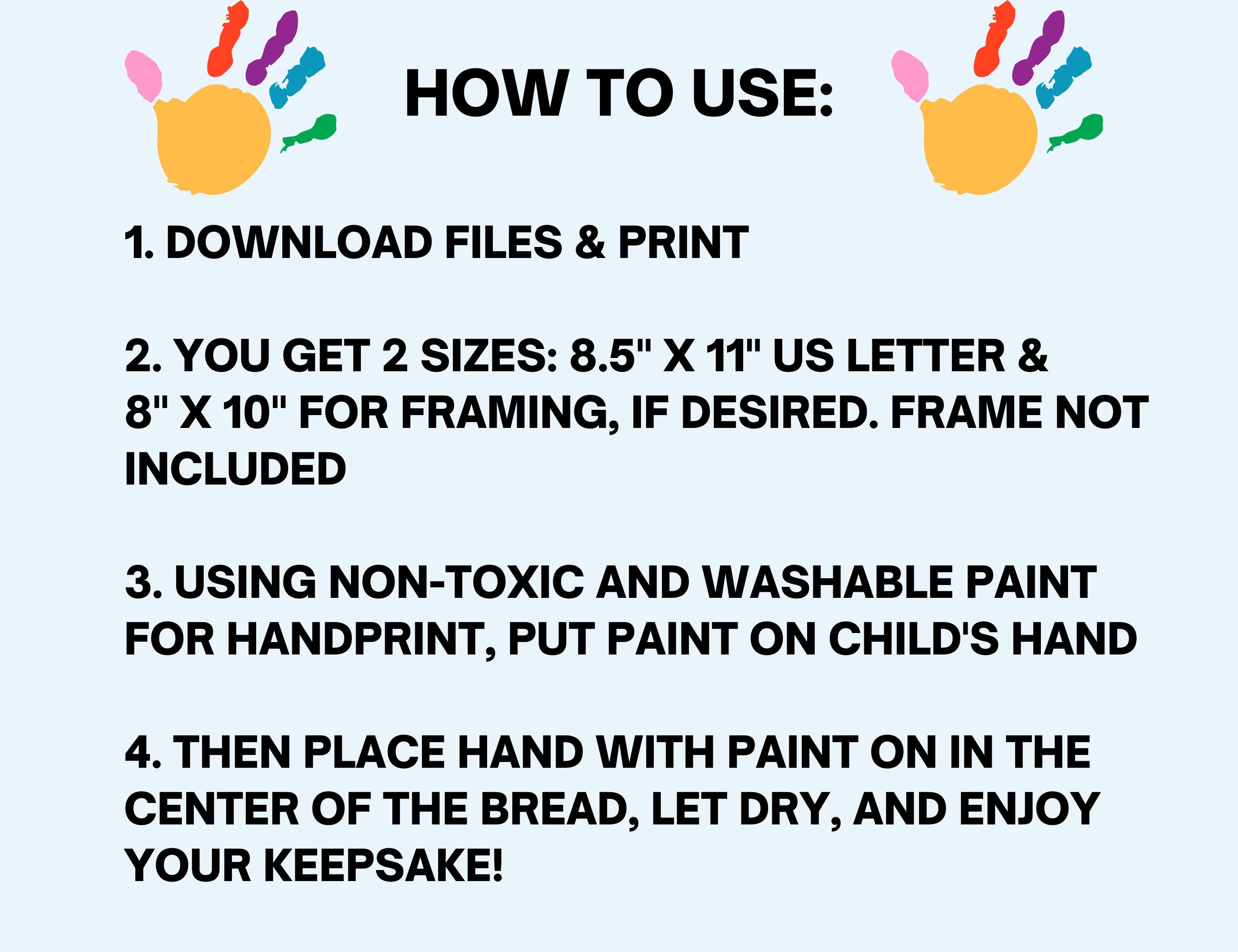 Father s Day Handprint Craft Father s Day Handprint Printable Father s Day Handprint Craft Father s Day Handprint Printable