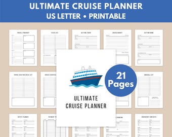Ultimate Cruise Planner 2026 Printable Checklist and Itinerary