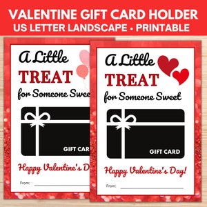 Valentine Gift Card Holder, Gift Card Holder Appreciation, Gift Card Holder Teacher, A Little Treat for Someone Sweet, Valentine Gift Tags
