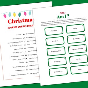 Christmas Game Bundle Printable Christmas Games Christmas - Etsy