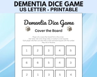Dementia Dice Game, Candy Dice Game, Dice Game Printable, Ice Breaker Games, Dementia Activities, Dementia Games