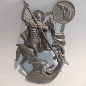 Resin model of Saint George