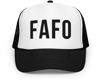 FAFO Trucker Hat - Berretto da baseball in rete
