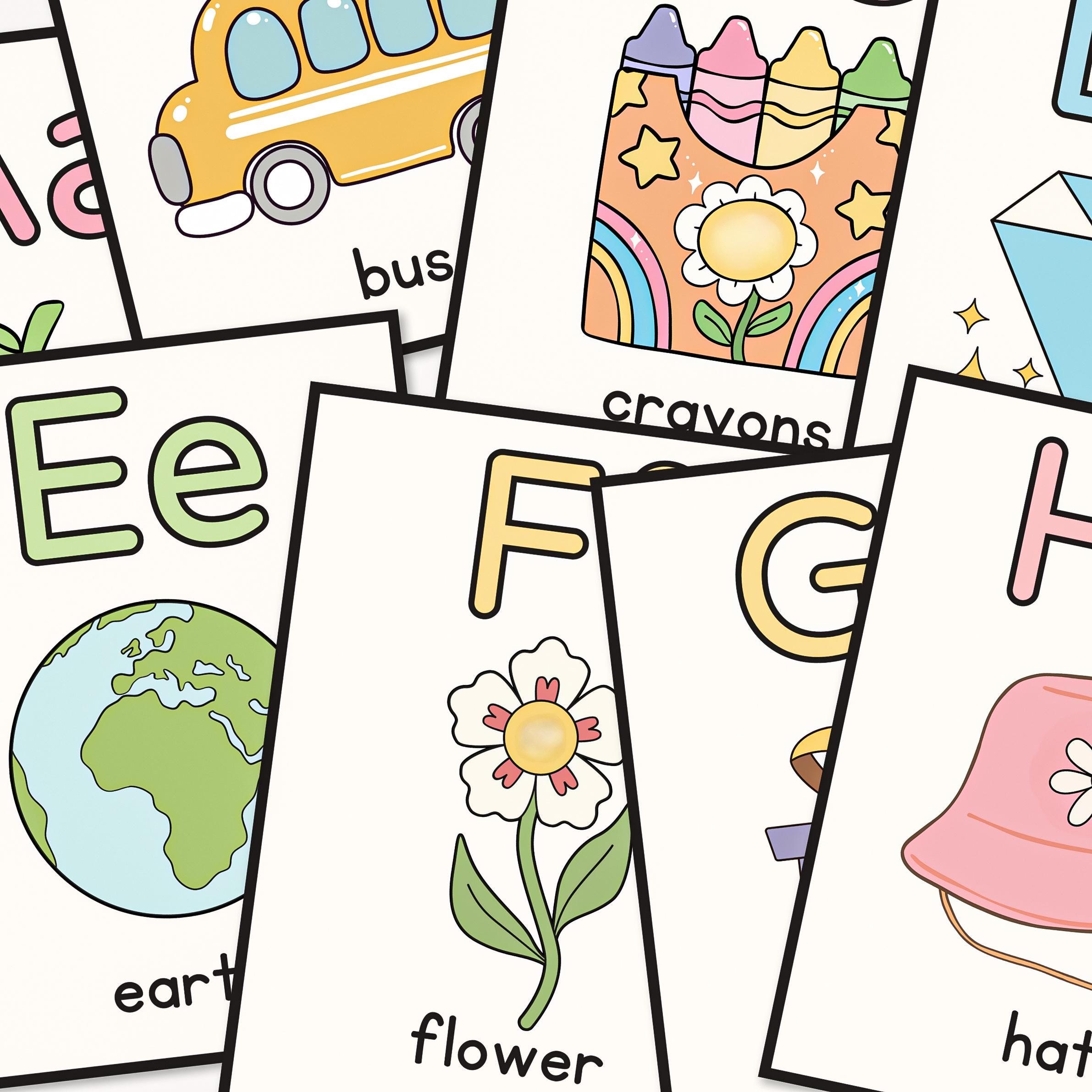 Printable Alphabet Poster Classroom Posters Preschool Printable