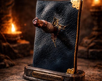 Horcrux Diary Prop – Hand Painted 3D Printed Wizard Book with Basilisk Tooth