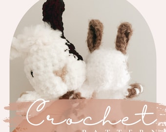 Crochet Pattern: Juniper the Bunny - Bunny pattern - spring market pattern - easter pattern