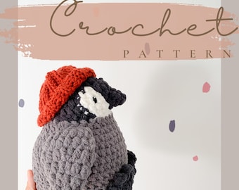 Modèle au crochet : Pete le pingouin, pingouin au crochet, modèle au crochet UNIQUEMENT