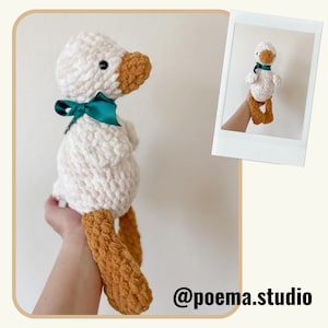 Crochet Pattern digital download: Lucy the Goose goose pattern vintage goose pattern cute amigurumi goose image 3