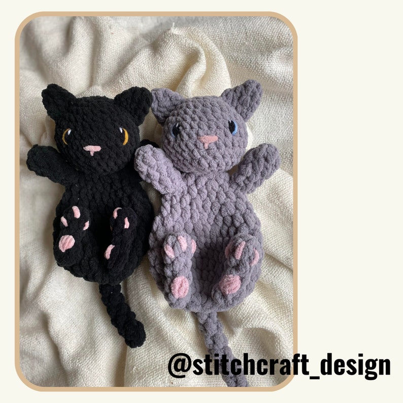 Crochet Pattern digital download: Poe the Kitten Cat pattern kitten pattern cute amigurumi cat pattern image 9