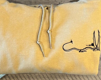 Dragon| Custom Embroidered Crewneck| Dragon Hoodie