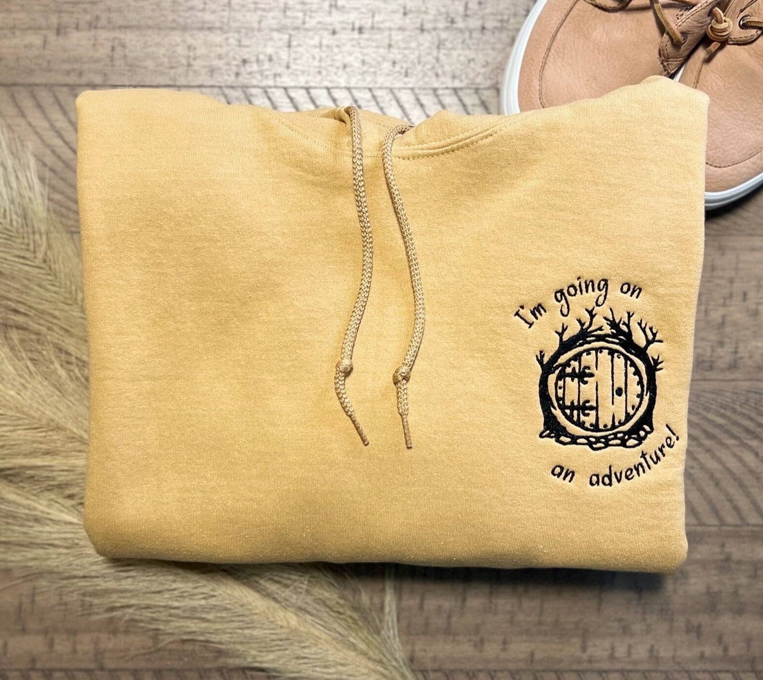 I'm Going on an adventure| Custom Embroidered Crewneck and Hoodie