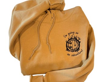 I'm Going on an adventure| Custom Embroidered Crewneck and Hoodie