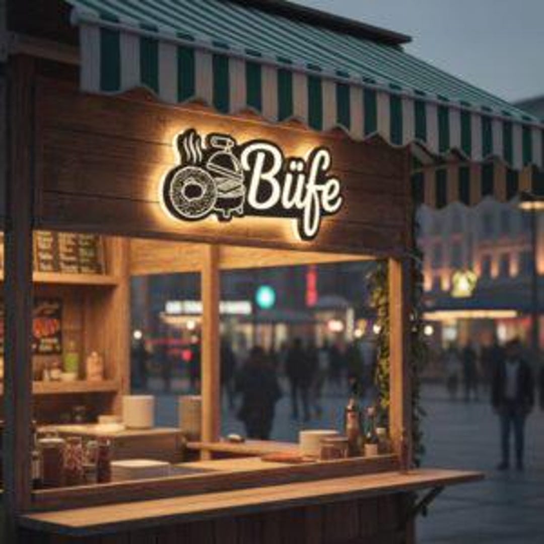 Kiosk Sign Example Kiosk Sign (illuminated Plexiglass Sign) - Etsy
