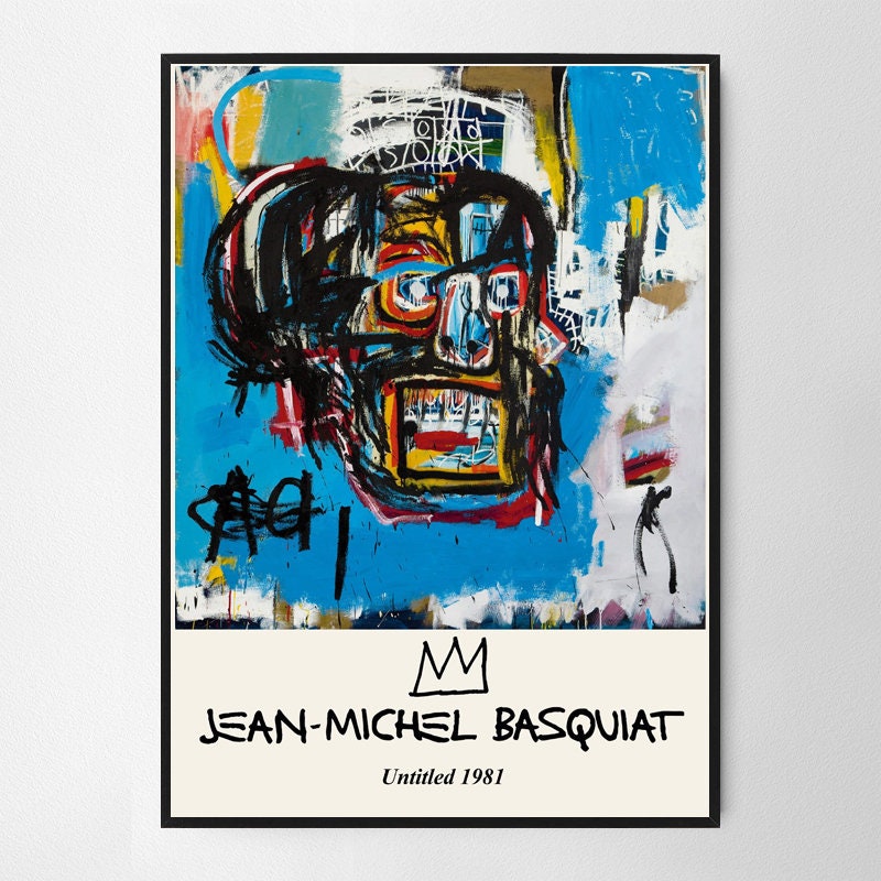 【★超目玉】 BASQUIAT JEAN-MICHEL 油絵 COA認定書付き（商品詳細｜香川の 2 絵画
