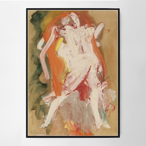 Willem de Kooning Untitled Wall Art Print, Art Poster, Exhibition Print, Famous Artist Print, Gallery Wall Home Decor