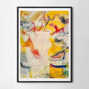 Willem de Kooning Pirate Wall Art Print, Art Poster, Exhibition Print, Famous Artist Print, Gallery Wall Home Decor